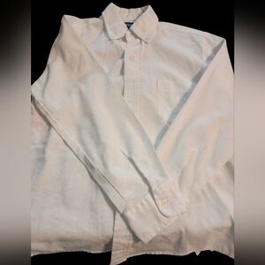 Classic White Button Down Shirt for Kids